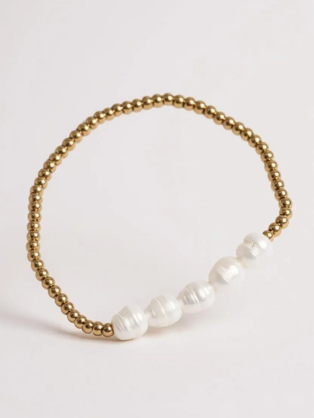 Freshwater Pearls Round Beads Bracelet