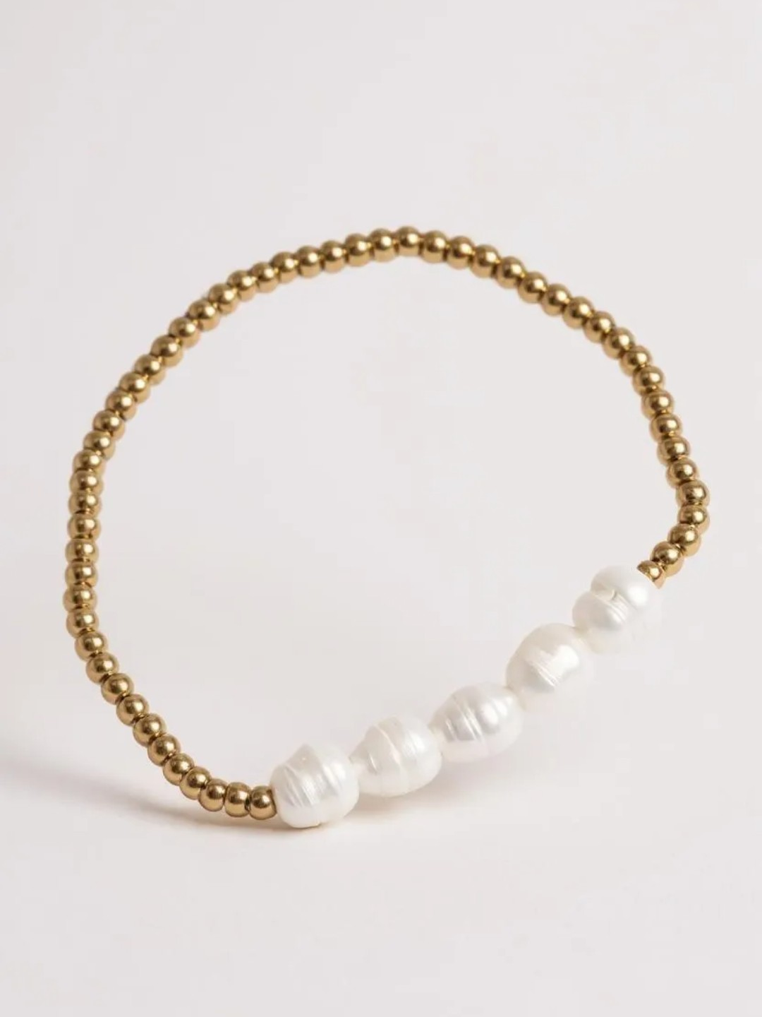 Freshwater Pearls Round Beads Bracelet