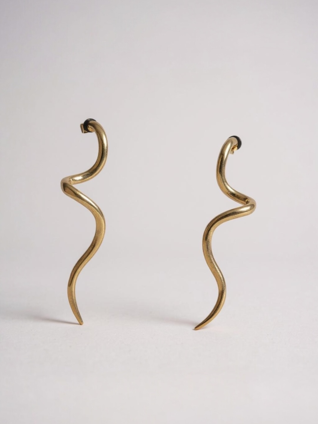 Minimalist Trendy Spiral Design Earrings