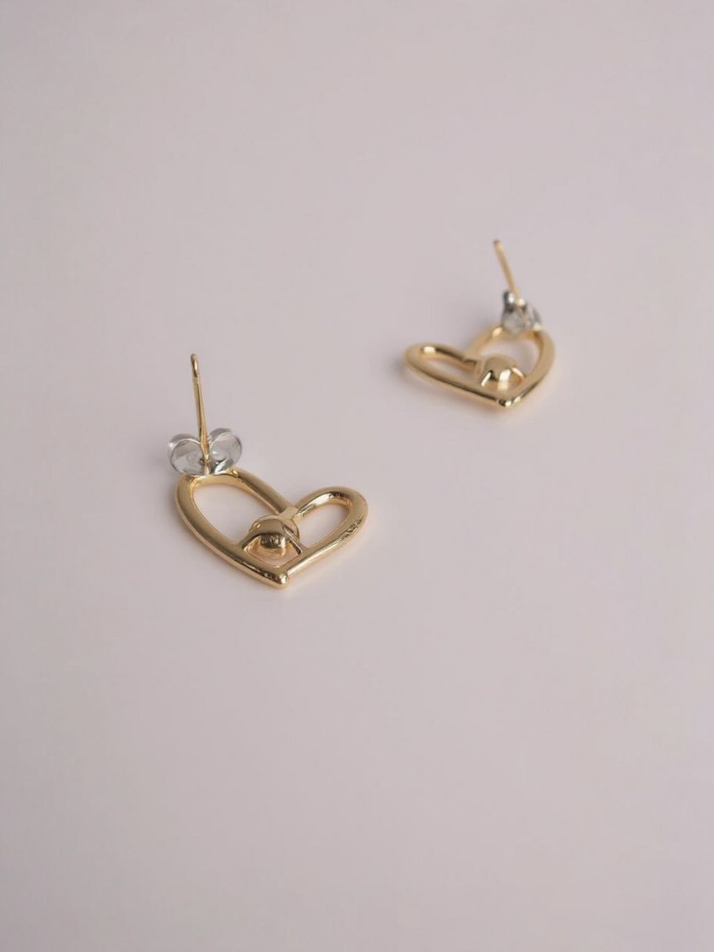 Hollow Heart Earrings
