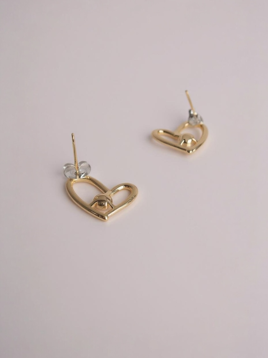 Hollow Heart Earrings