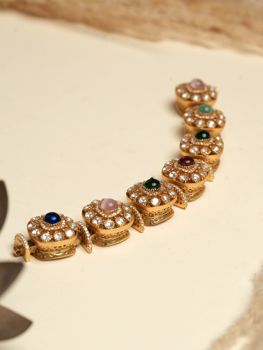 Heavy Multicolored Designer Bracelet