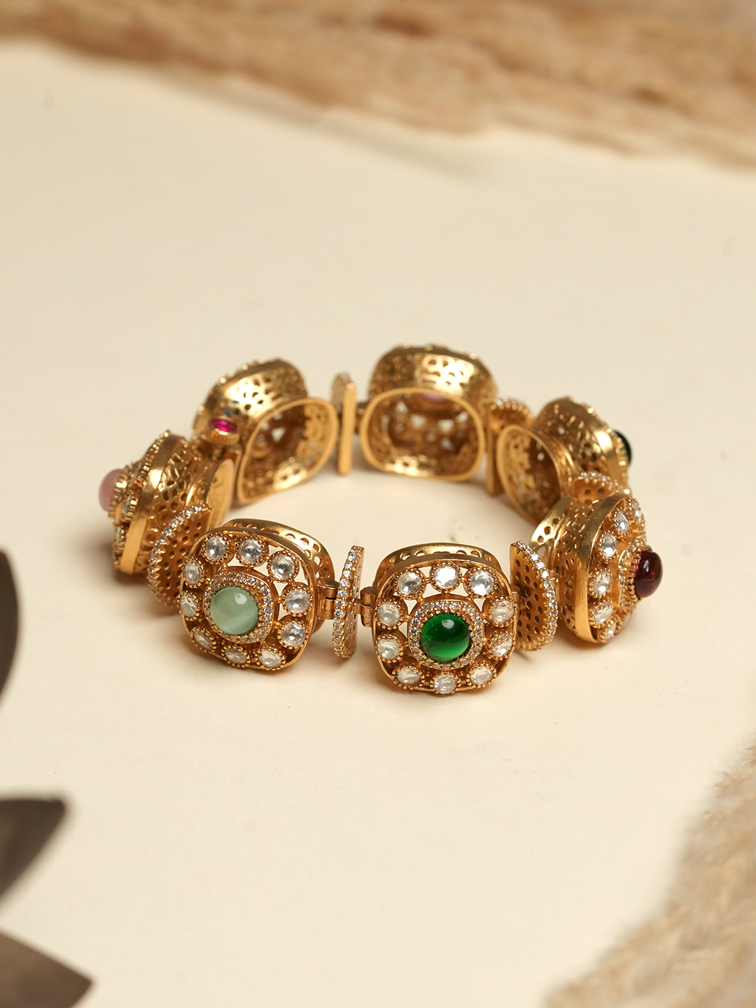 Heavy Multicolored Designer Bracelet