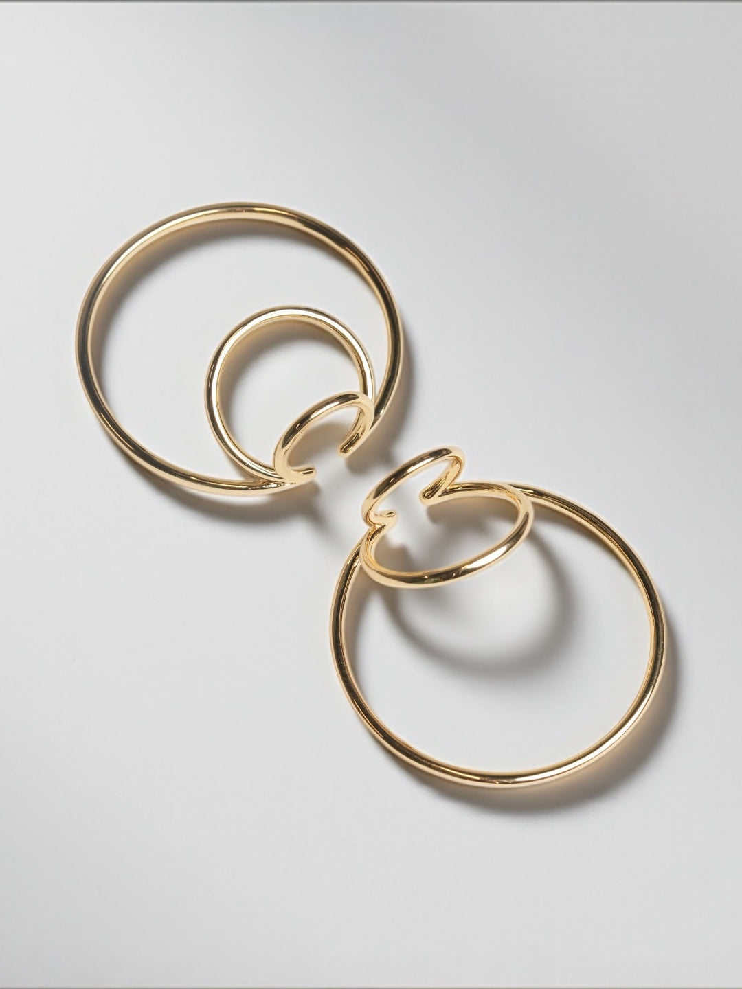Three Ring Ear Clips