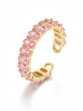 Pink Zircon Ring