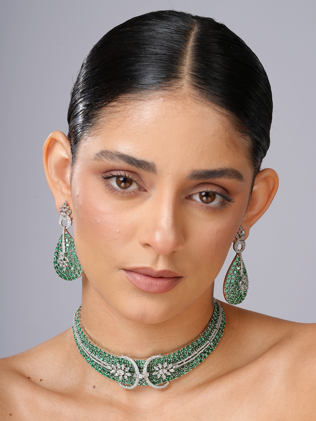 Emerald Illusion Necklace