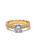 AAA Bling Cubic Zirconia Classic Ring Size 7
