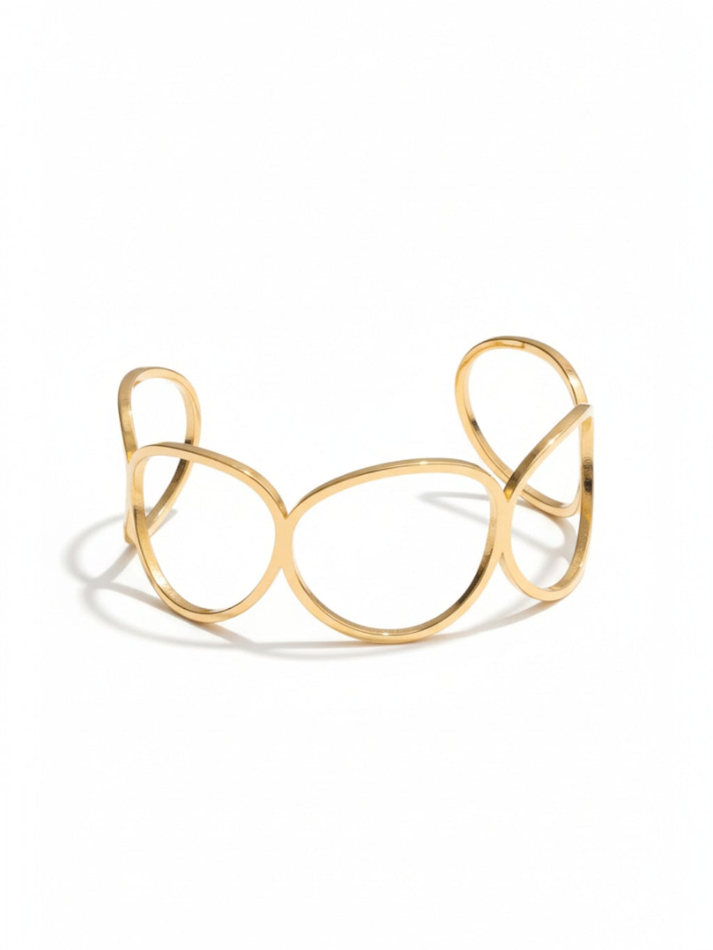 Metal Cuff Open Bracelet