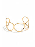 Metal Cuff Open Bracelet