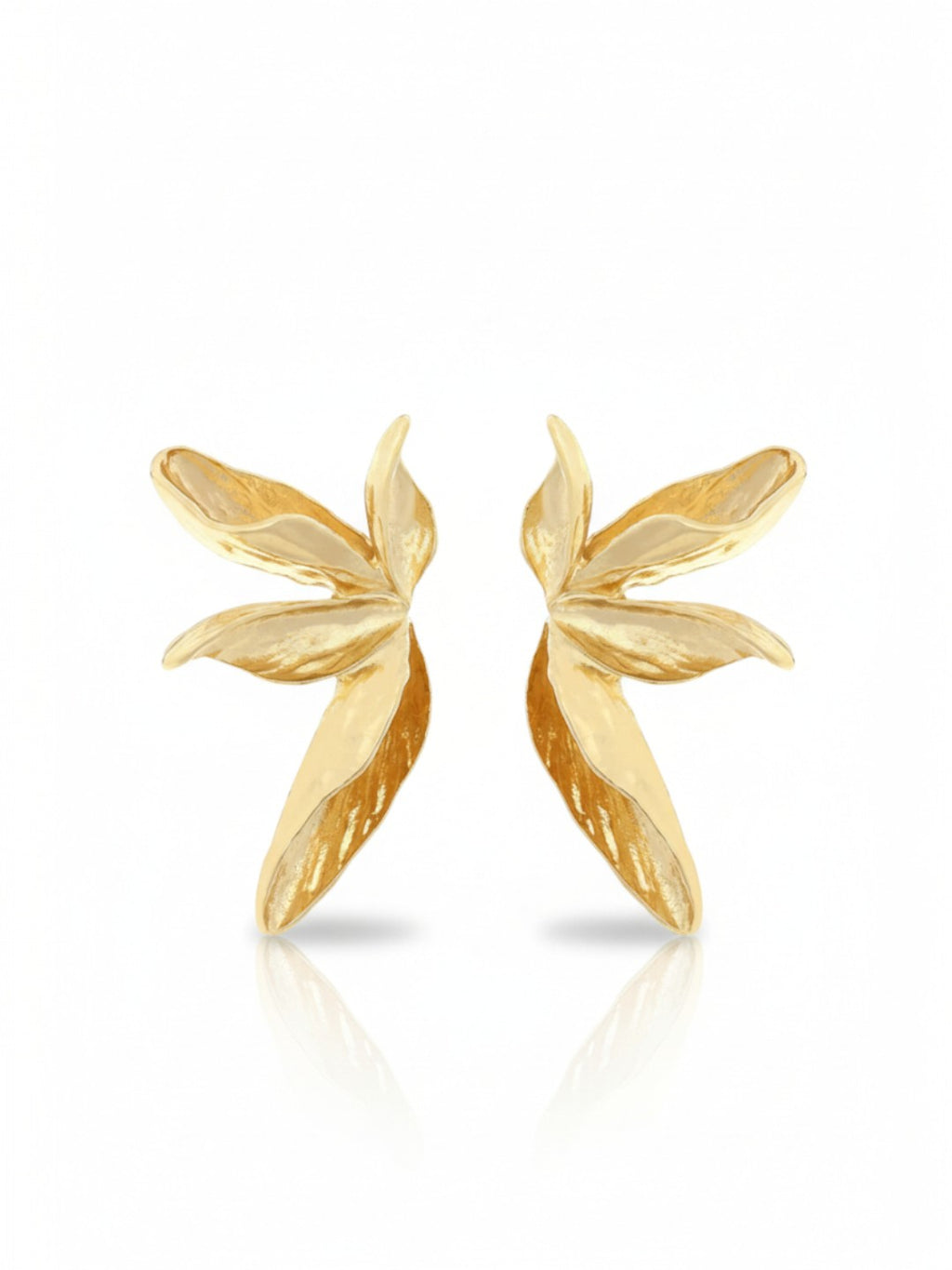 Large Flower Stud Earrings