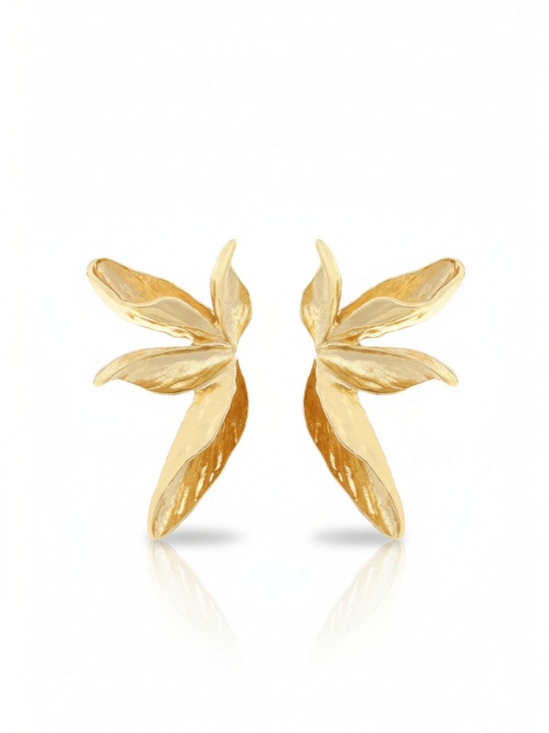 Large Flower Stud Earrings