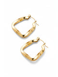 18K Gold Plated Statement Hoops