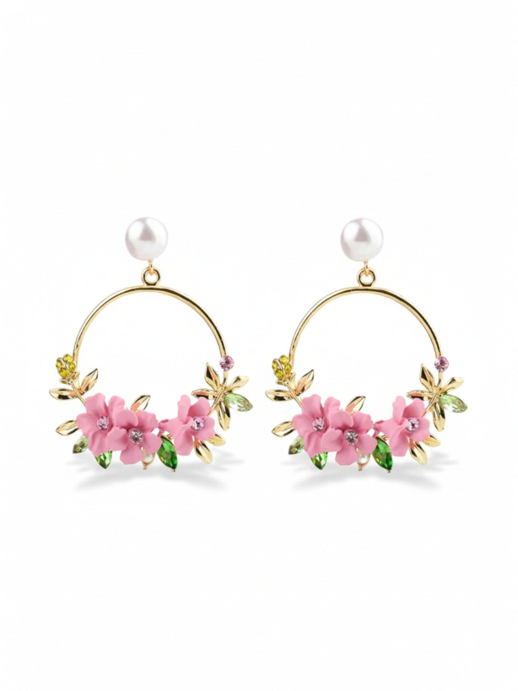 Soft Clay Flower Earrings