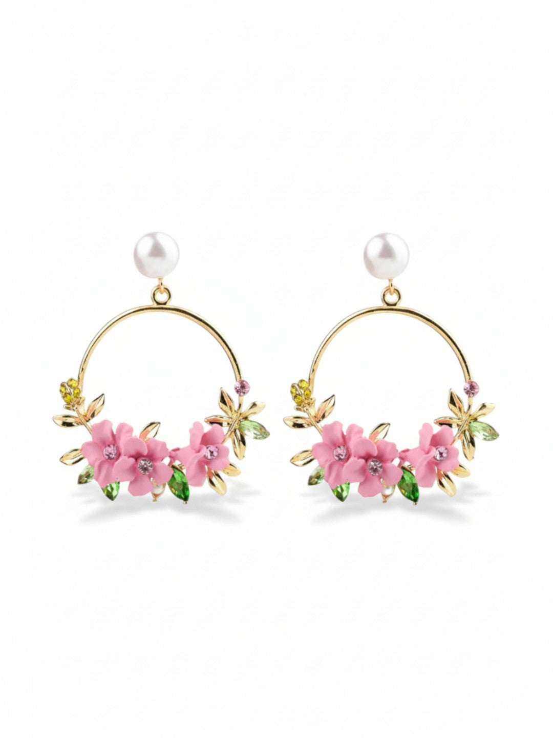 Soft Clay Flower Earrings