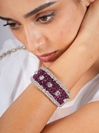 Wavy Ruby Bracelet