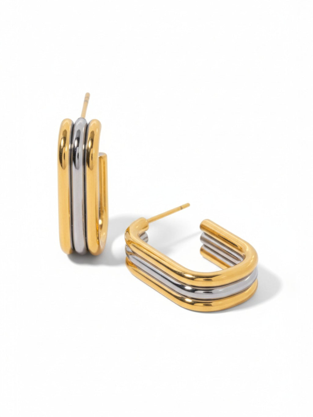 Three Layer Hoop Earring