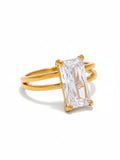 Luxury Bling Cubic Zirconia Ring Size 7