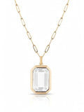 Natural Stone Pendant Necklace