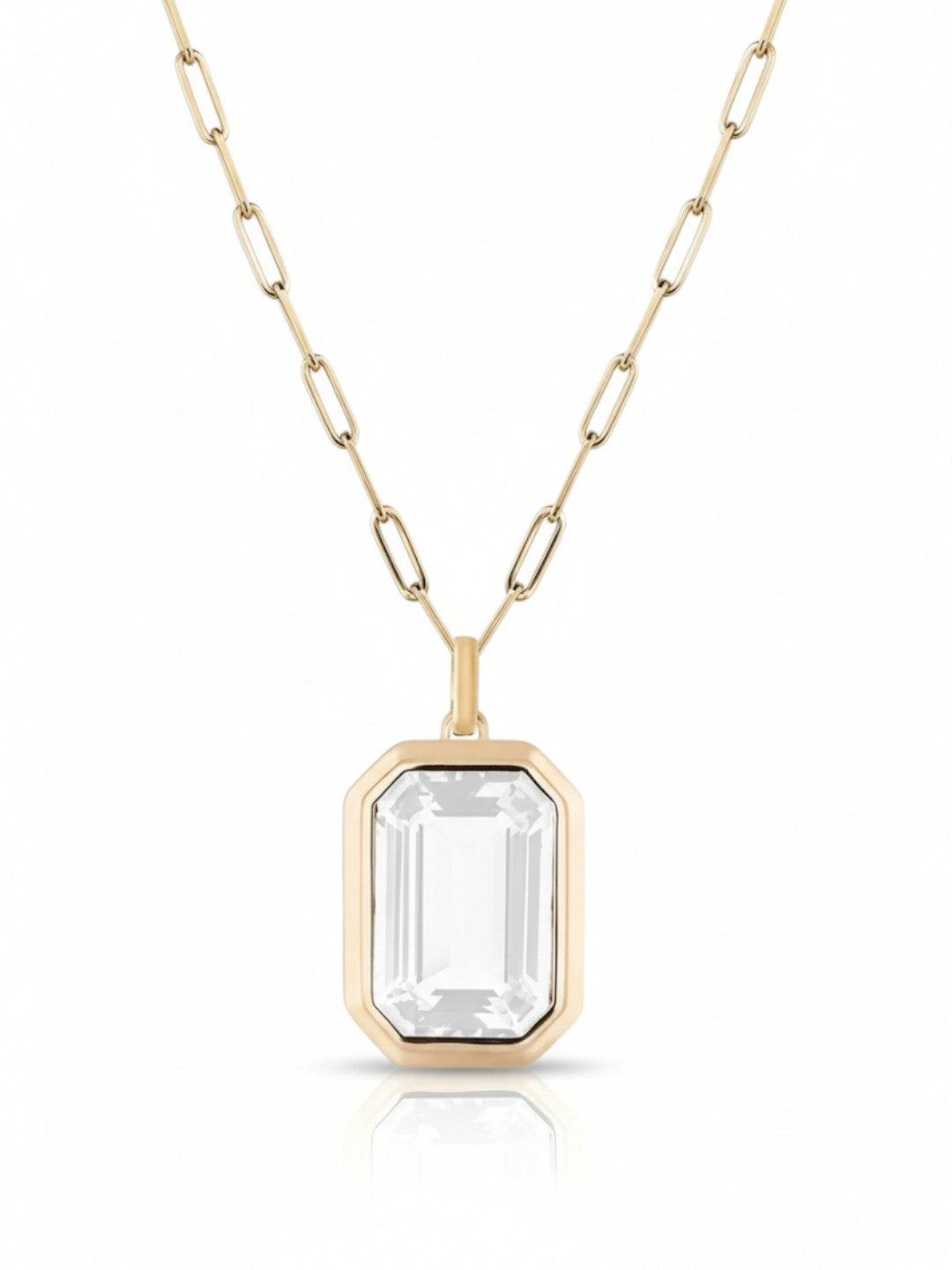 Natural Stone Pendant Necklace