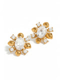 Rhombic Oval Big Cubic Zircon Stud Earring