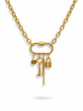 Metal Drop Necklace