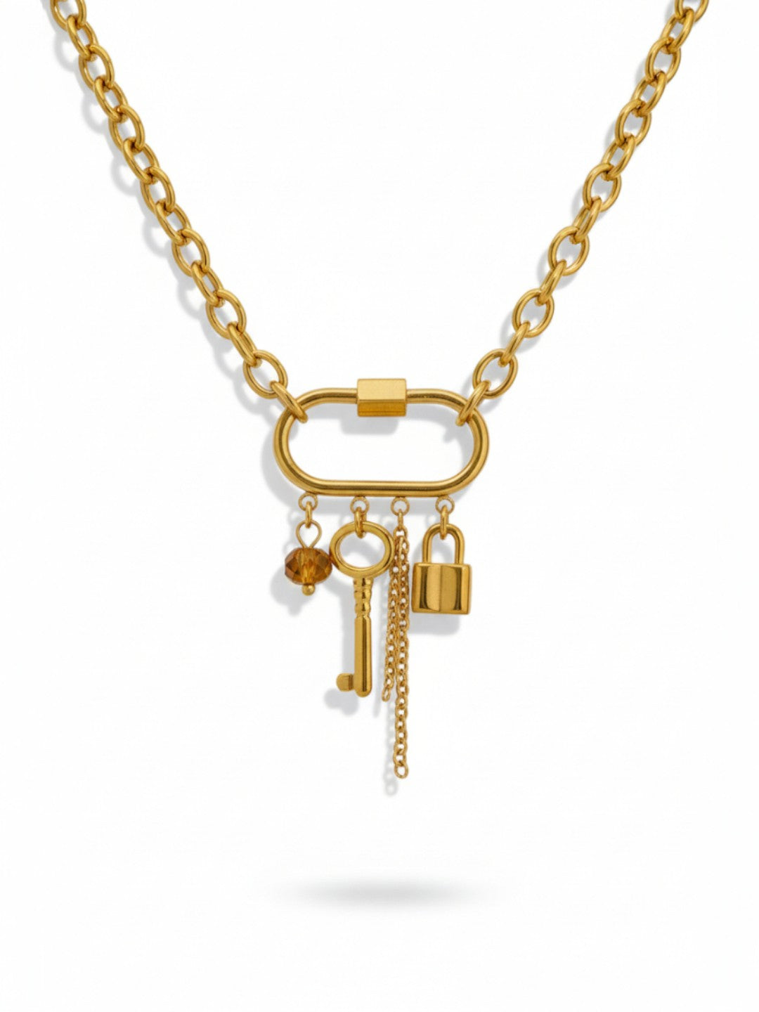 Metal Drop Necklace