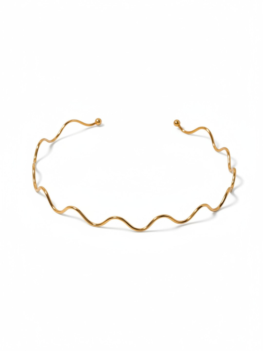 Irregular Collar Wavy Neck Choker