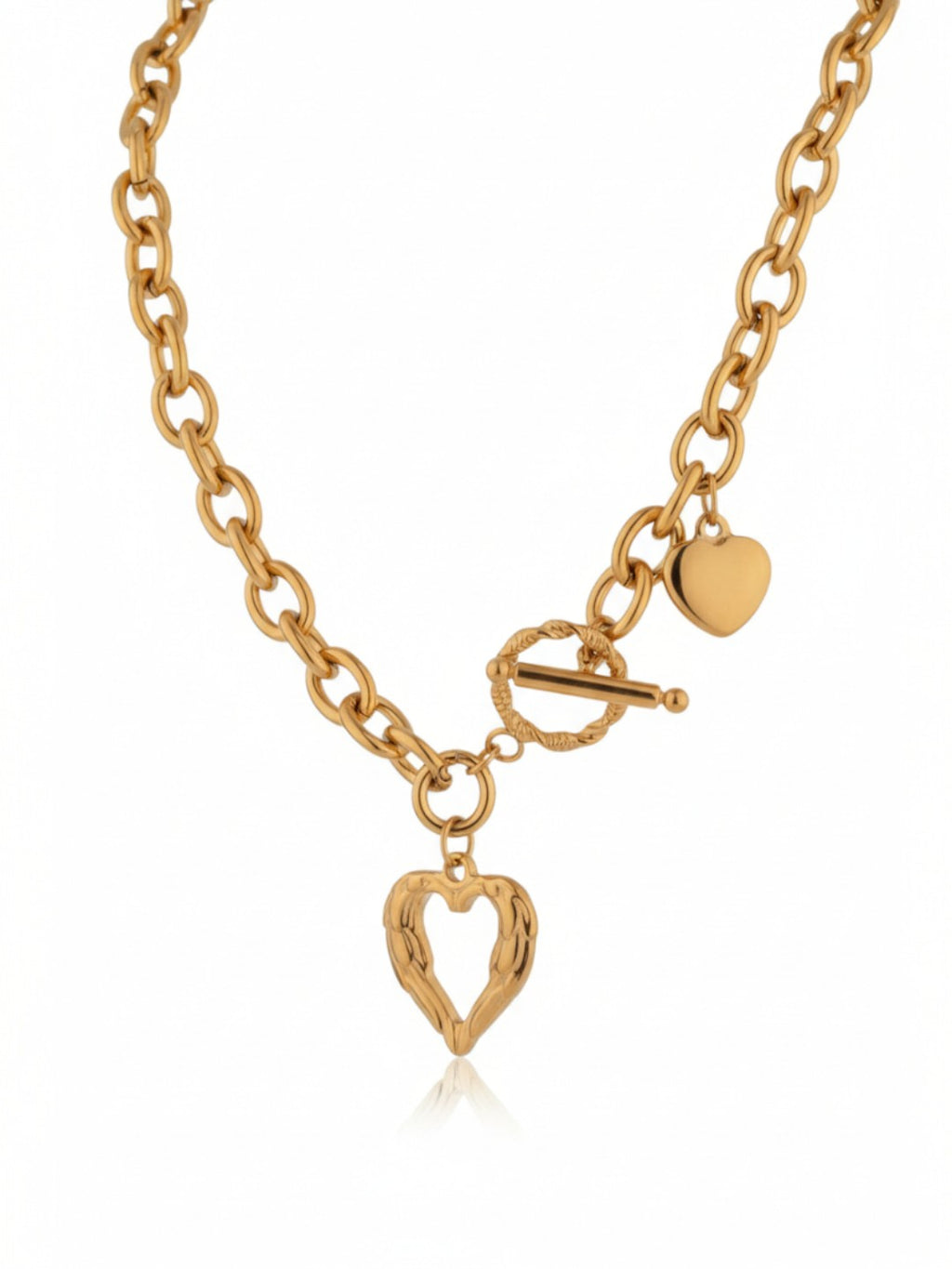 Lariat Heart Necklace