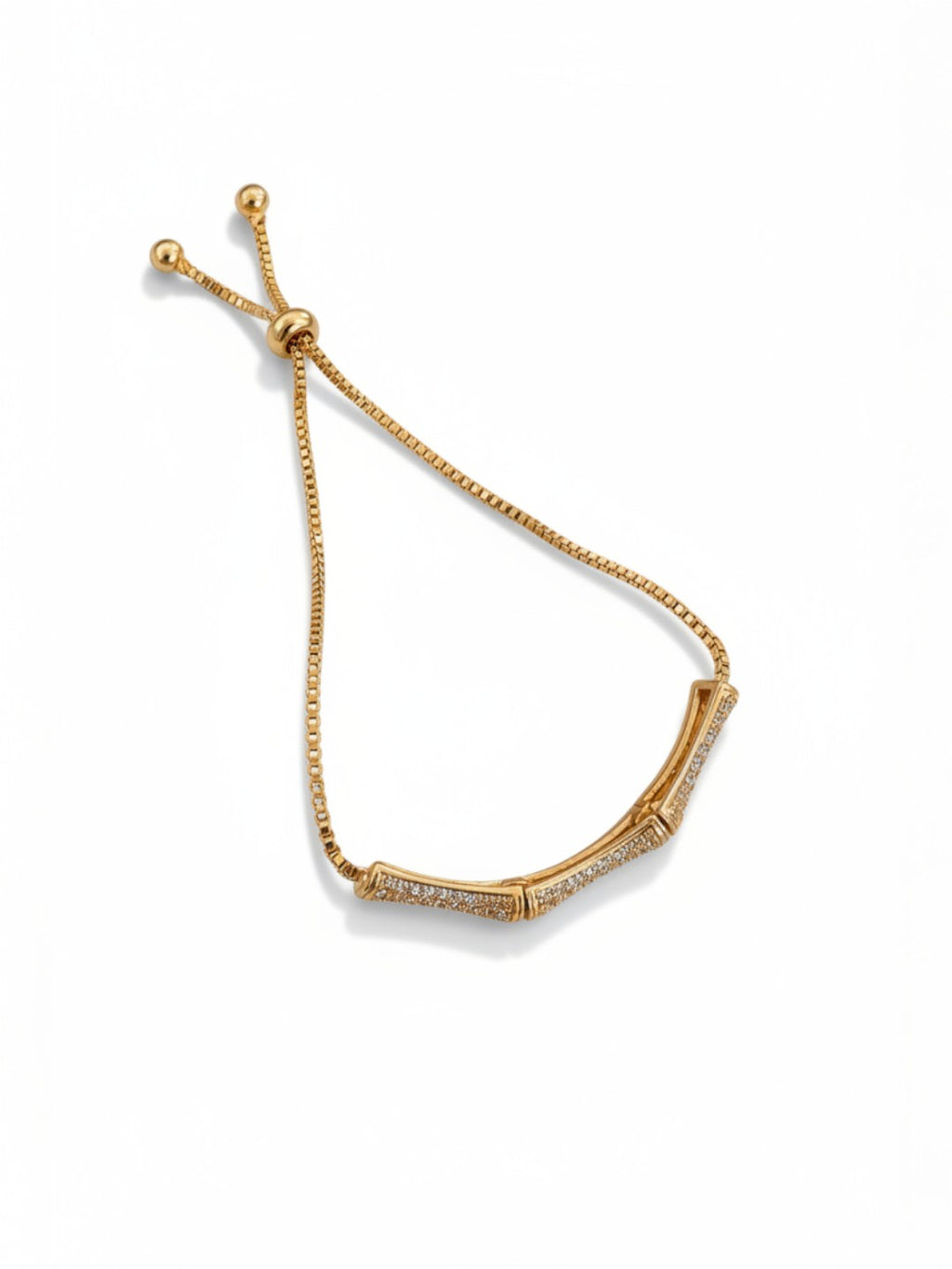 Atmospheric Golden Bamboo Bracelet