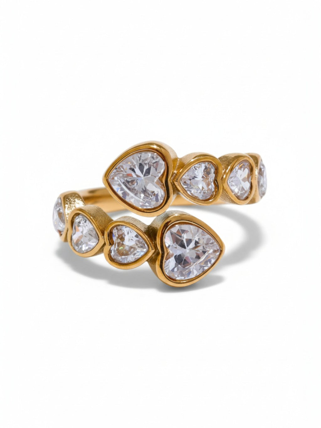 CZ Heart Ring