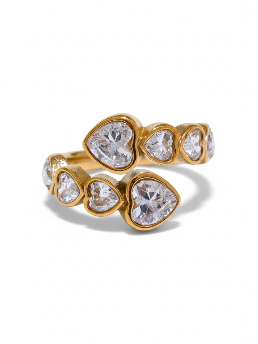 CZ Heart Ring