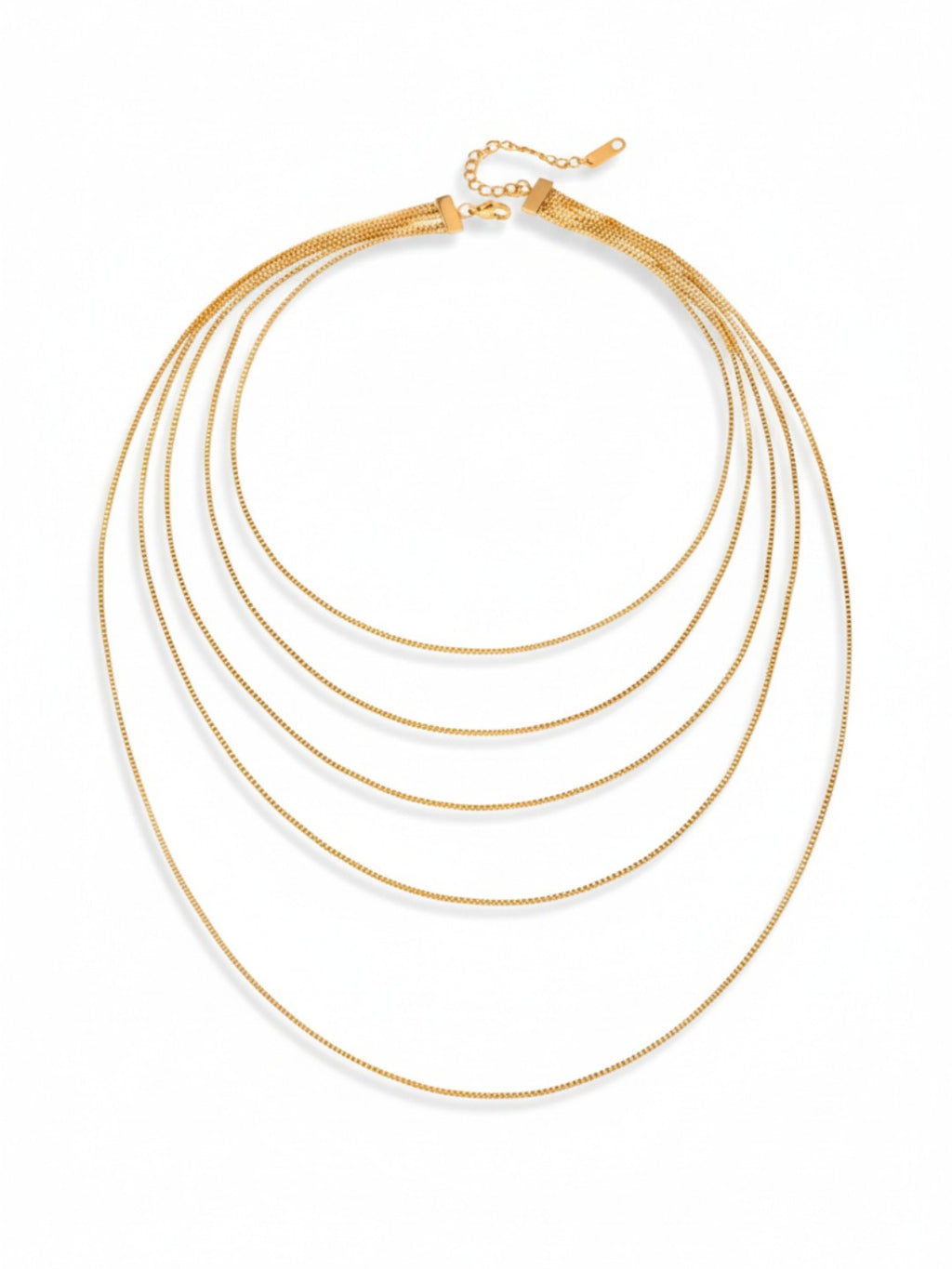 Multi-layer Box Chain Necklace