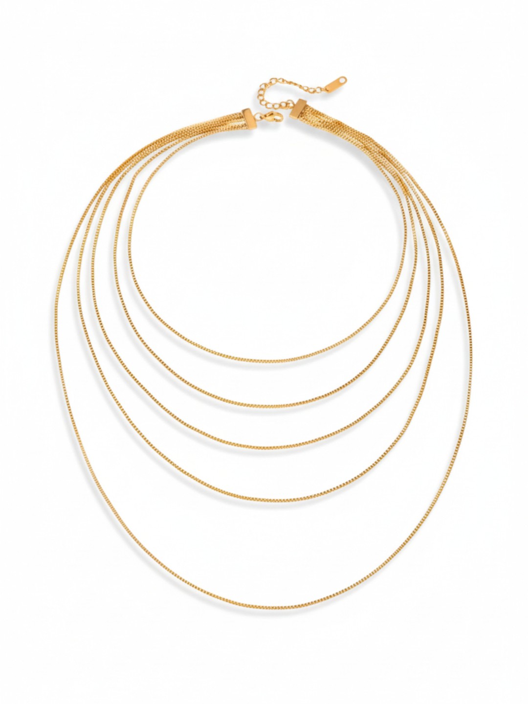 Multi-layer Box Chain Necklace