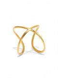 Geometric Irregular Gold Ring