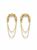 Delicate Chain CZ Hoops