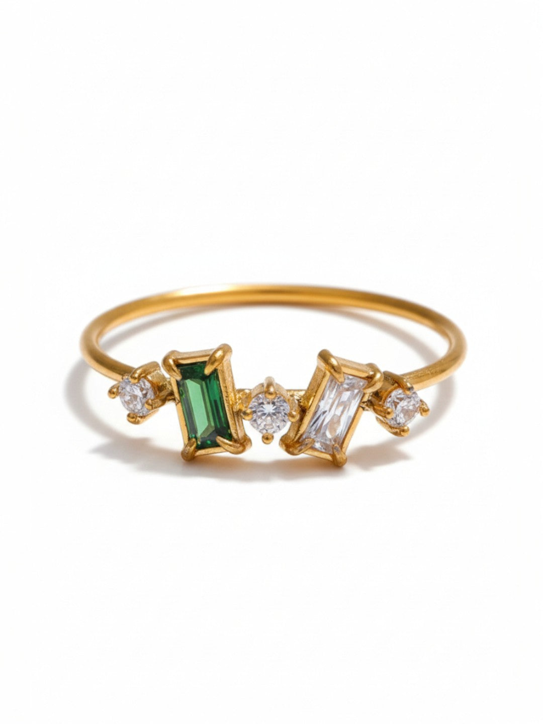 Multicolor Cubic Zirconia Ring Size 7