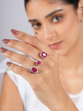 Ruby Trio Ring
