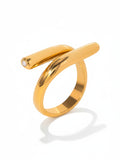 Chunky Minimalist Simple Ring
