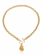 Water Drop Link Chain Pendant Necklace