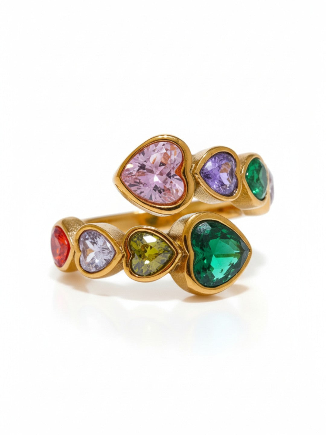 CZ Heart Ring
