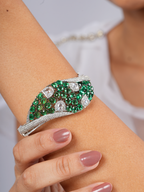 Emerald Wave Bracelet