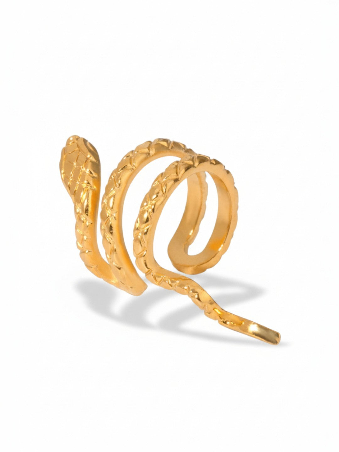 Snake Textured Ear Cuff