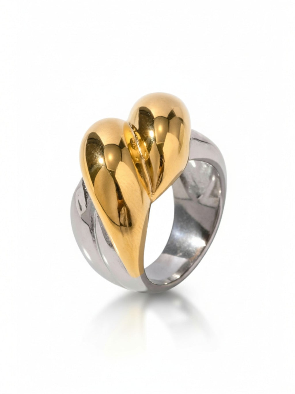 Croissant Bump Screw Finger Ring