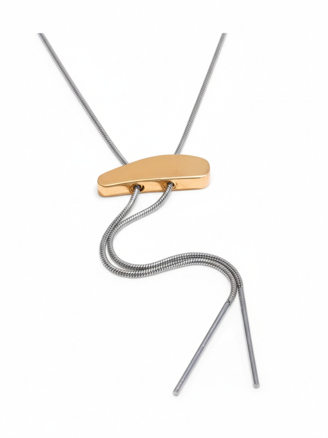 Metal Pendant Long Necklace