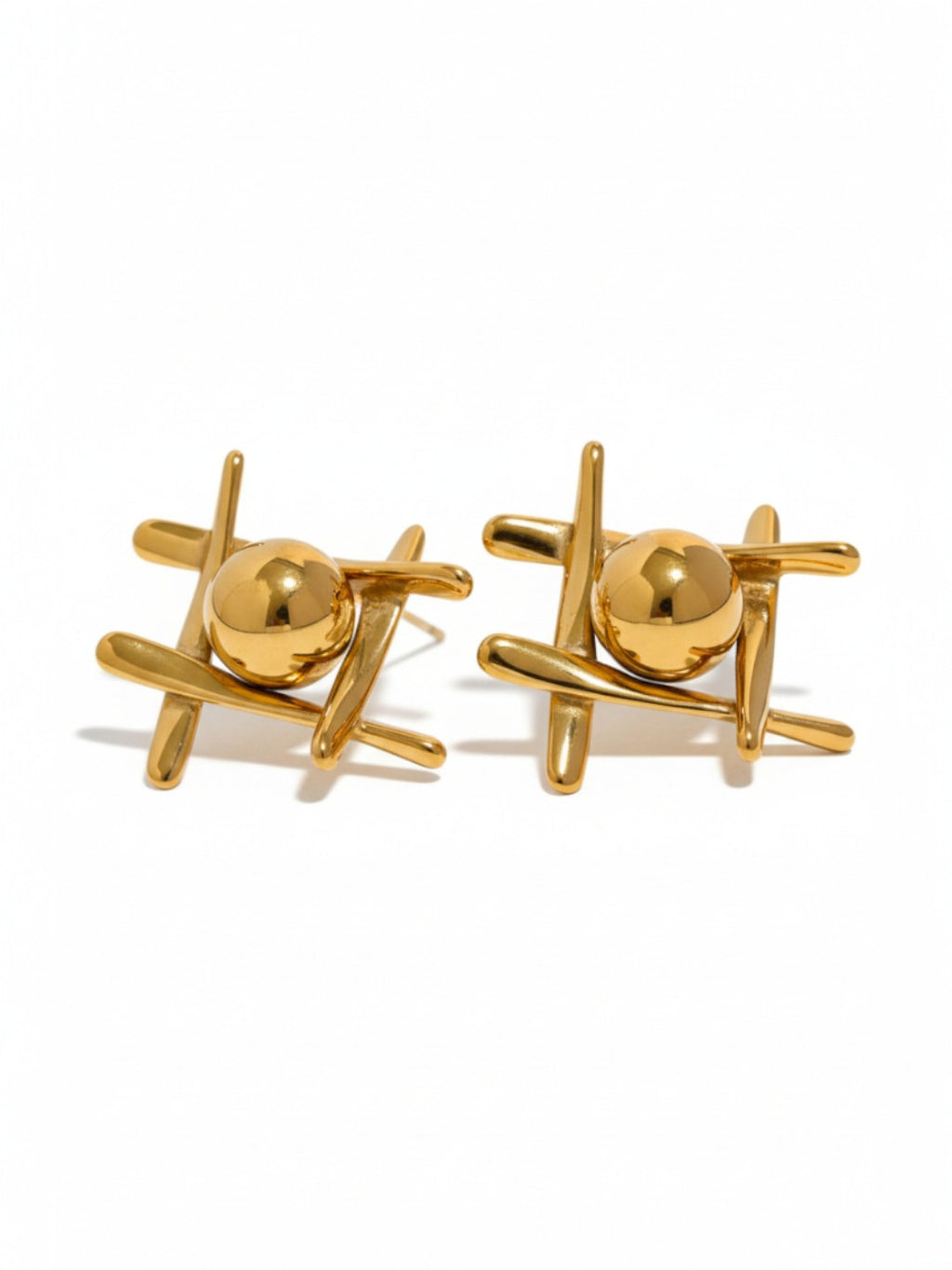 Geometric Stud Earrings