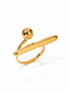 T Shaped Ball Open Ring