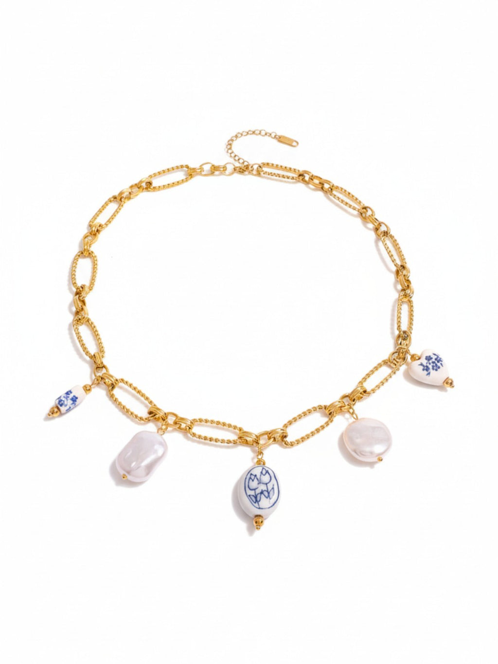 Ceramic Charms Ocean Necklace
