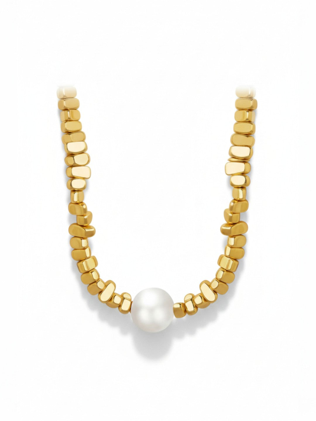 Beaded Pearl Necklace