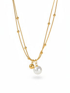 Round Beads Chain Pendant Necklace