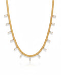 Real Gold Flat Snake Chain